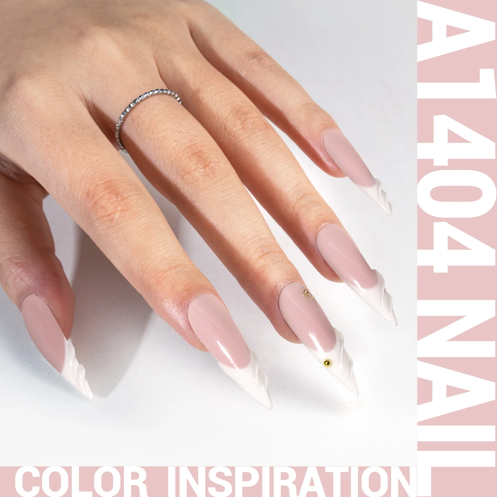 A1404 Nude Pink - TPO-Free Thick Gel Nail Polish(15ml)
