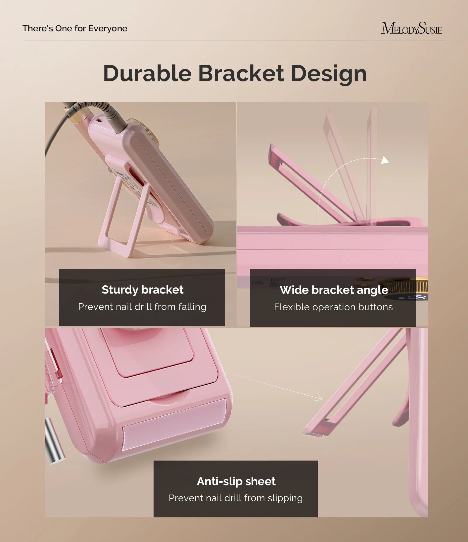 New Triplet Nail Drill Series with Stand Bundle for Manicures