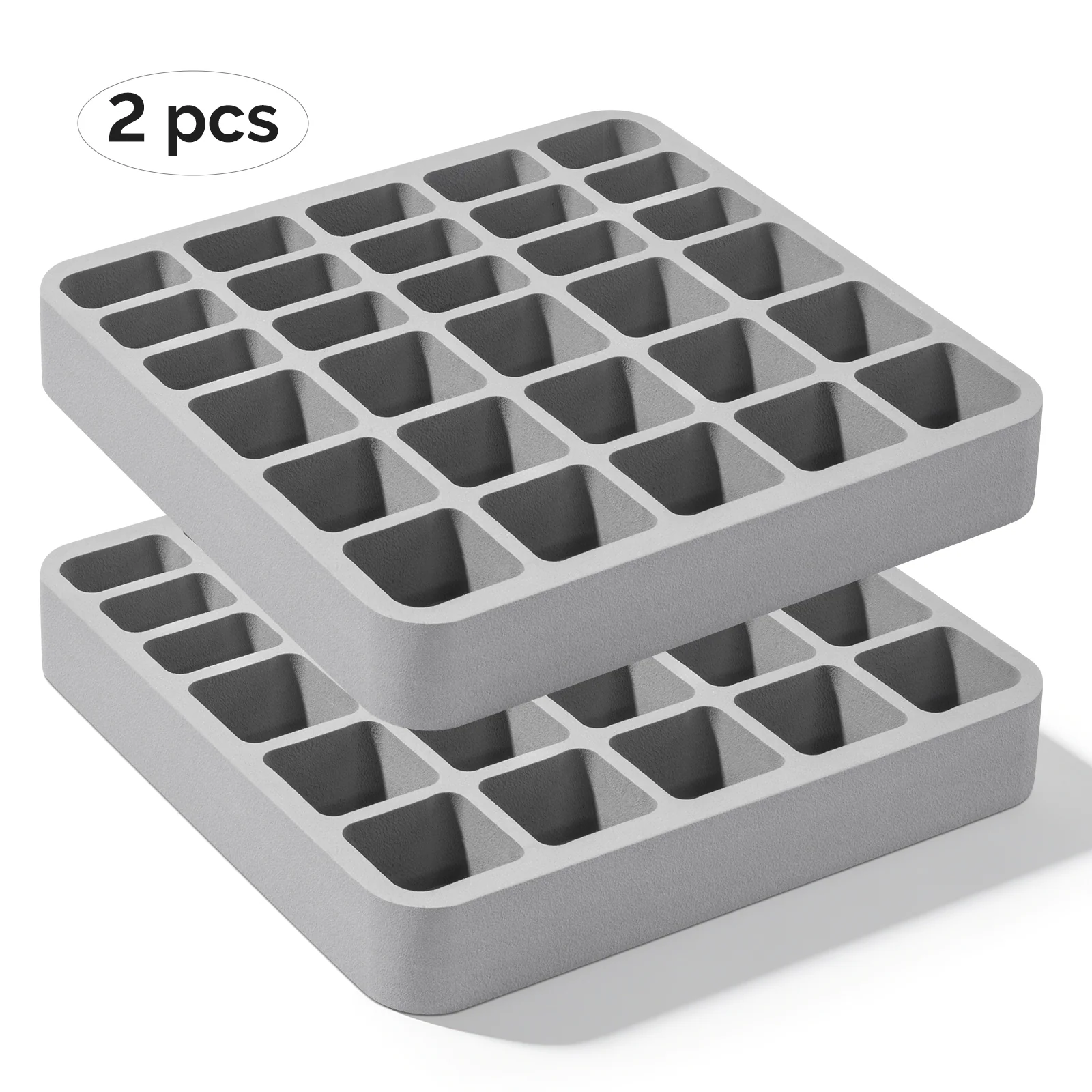 2Pcs Nail Gel Polish Organizer Foam Pad with Slots