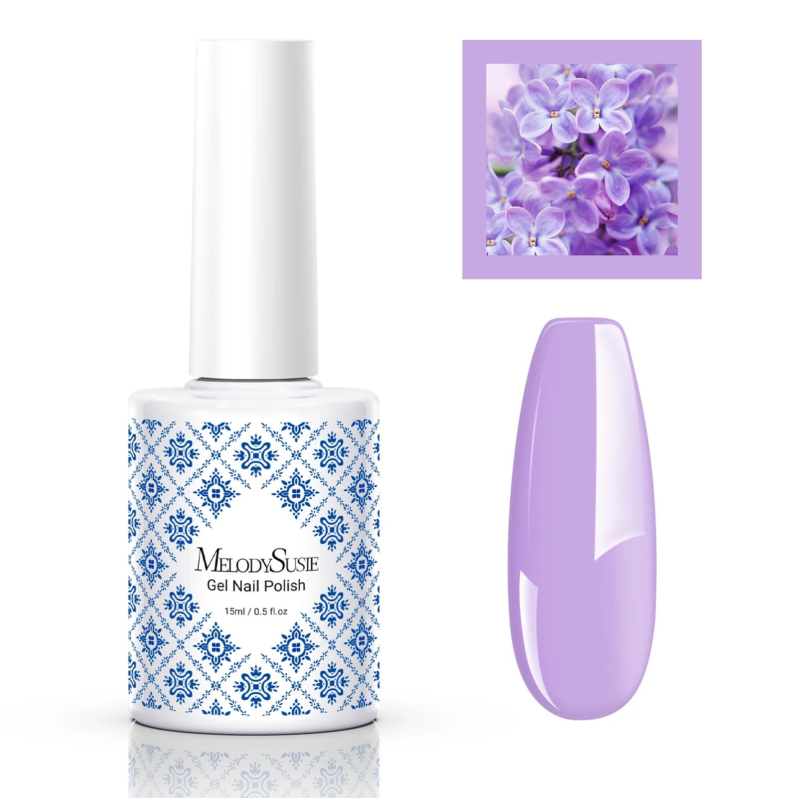 Fleurwee 无 HEMA、无 HPMA、无 TPO 植物基凝胶指甲油 0.5 fl oz/15ml - P20 Lilac
