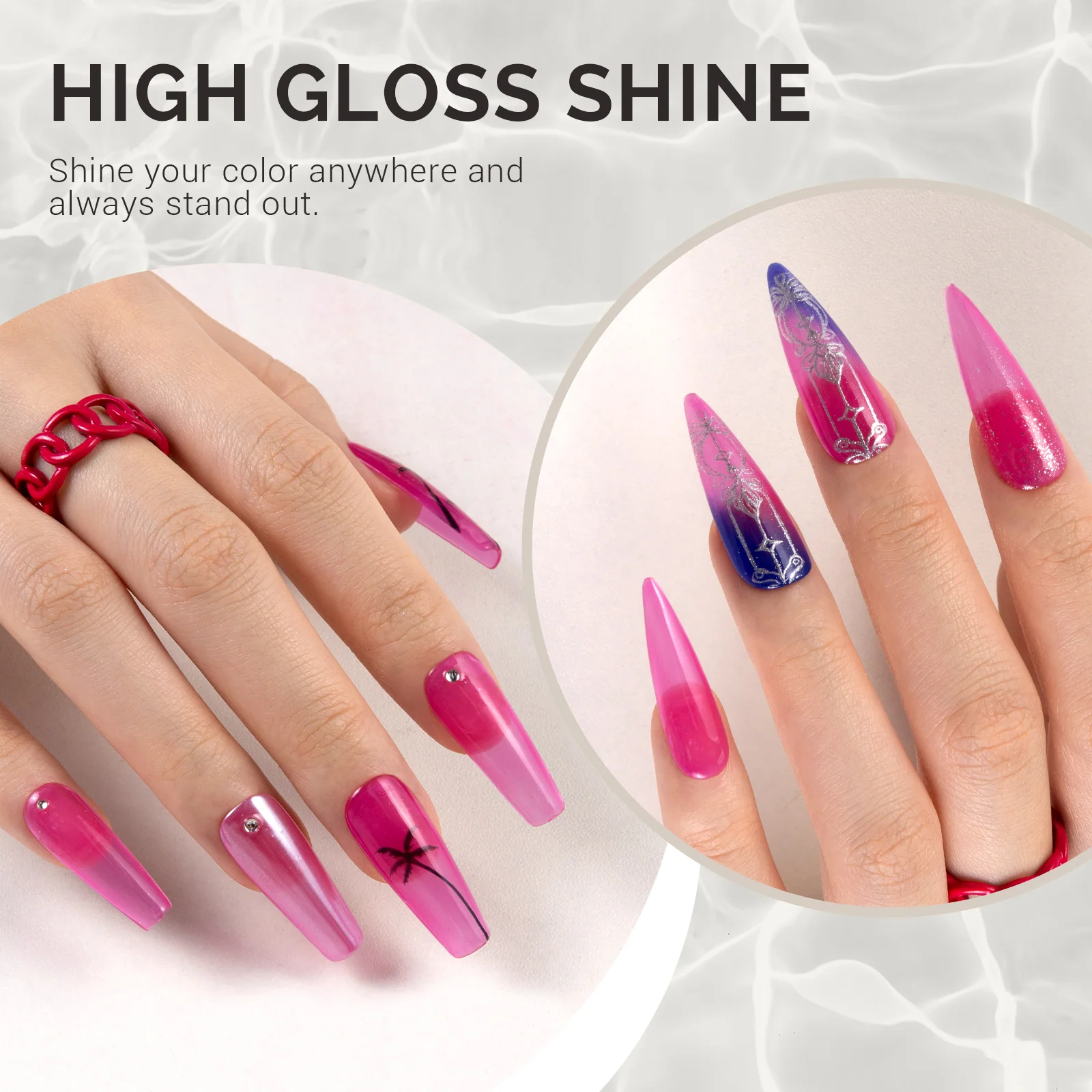 Jeweliver Jelly TPO-Free Gel Polish 15ml - Pink Tourmaline - JIG17
