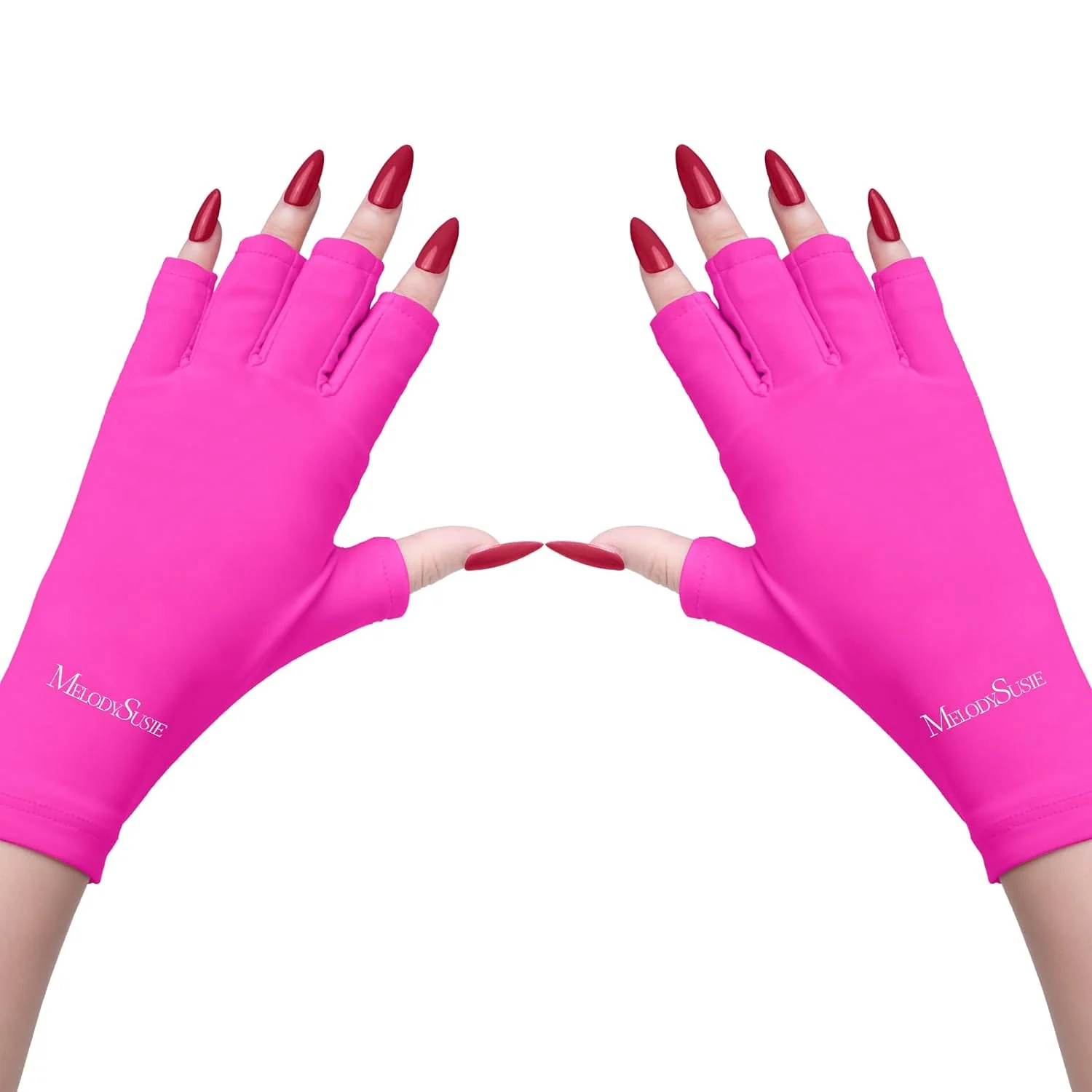 MelodySusie UV Shield 美甲手套 UPF 50+ 防护