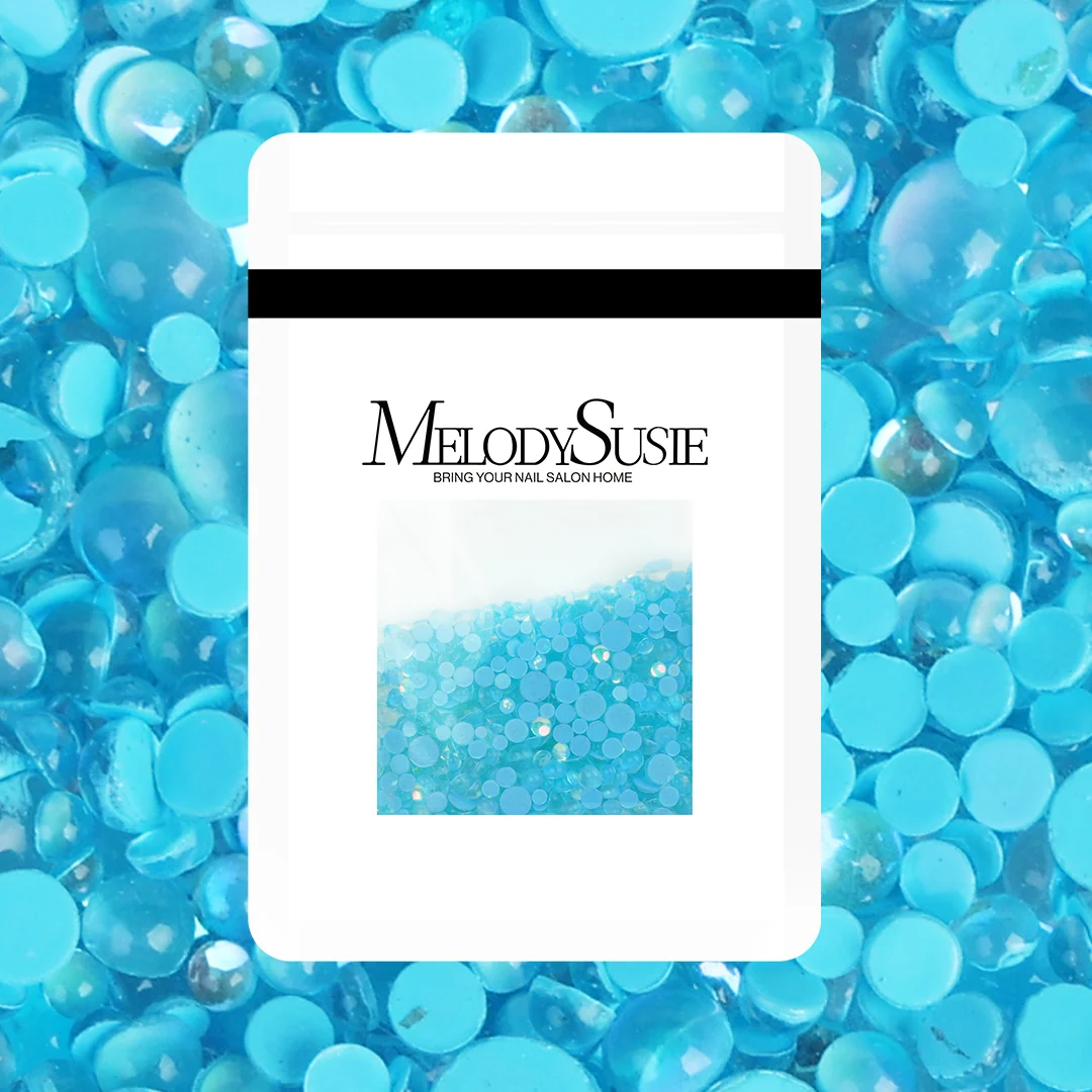 1440Pcs Mermaid Nail Rhinestones Set