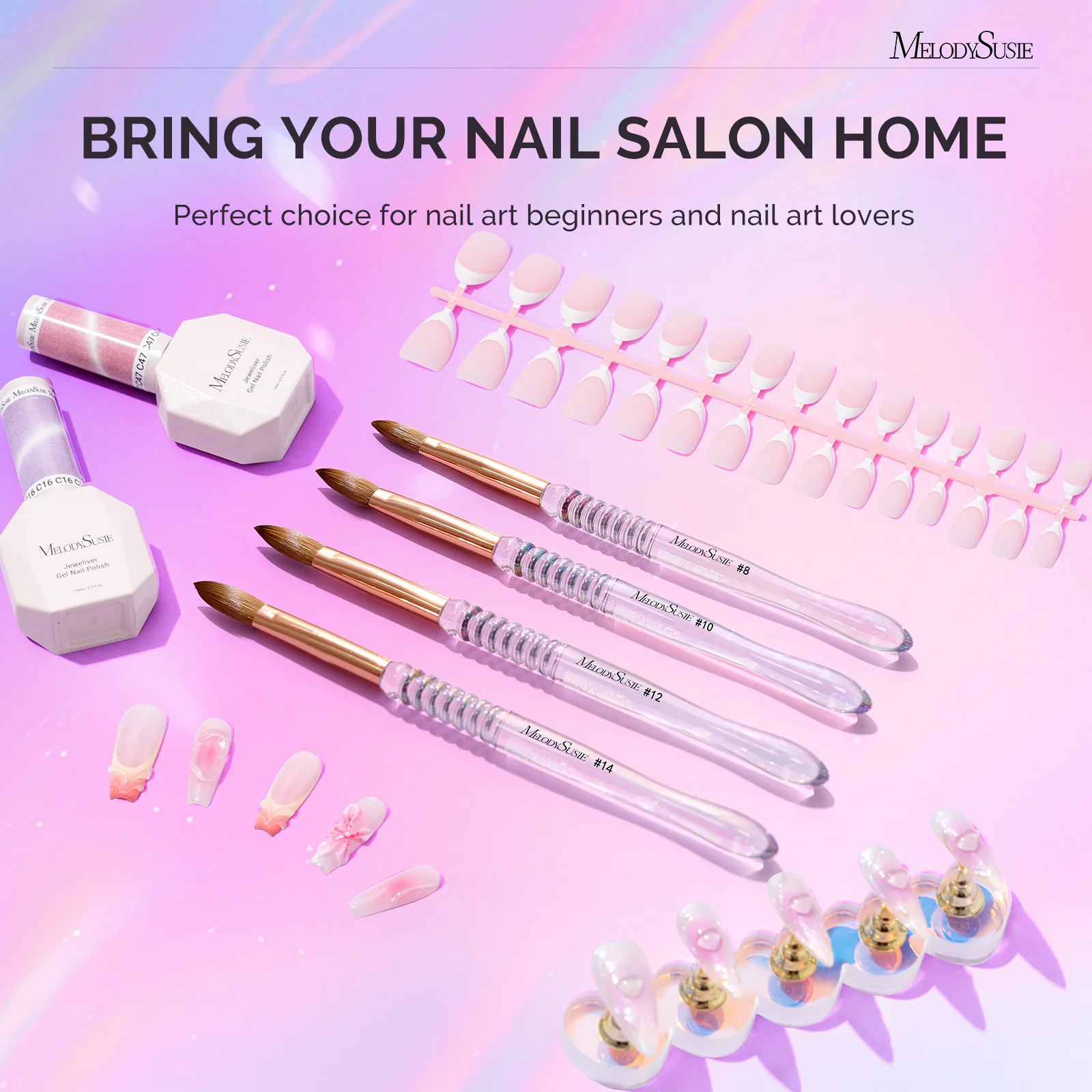 80% Kolinsky Acrylic Nail Brush for Extension and 3D Sculpting