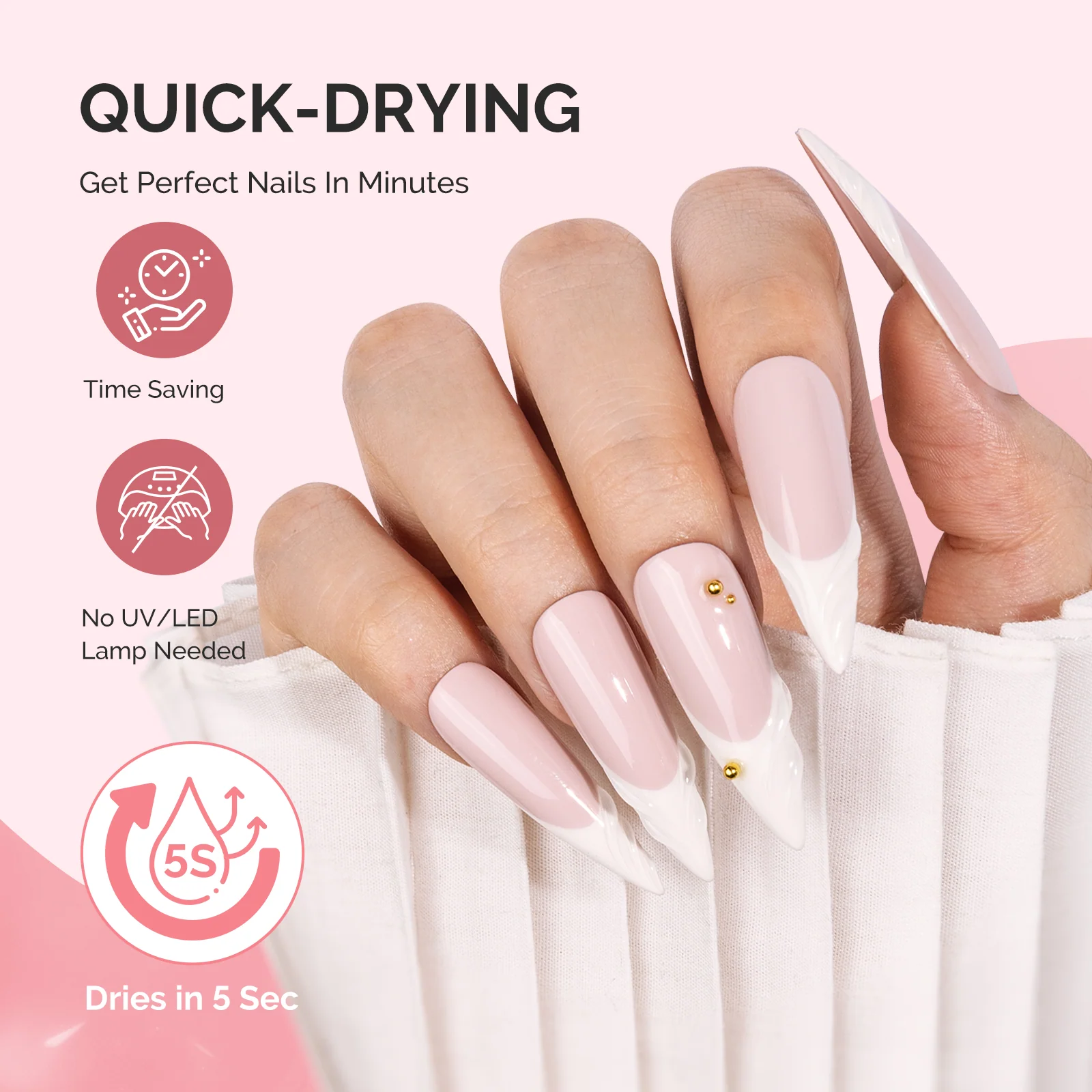 Super Strong Fast-Drying Brush-On Nail Glue